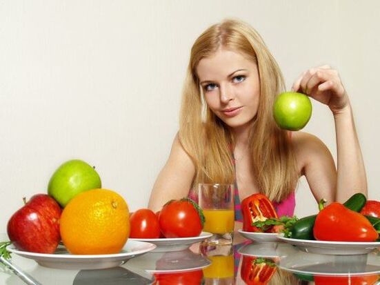 Para a perda de peso, inclínase nas verduras