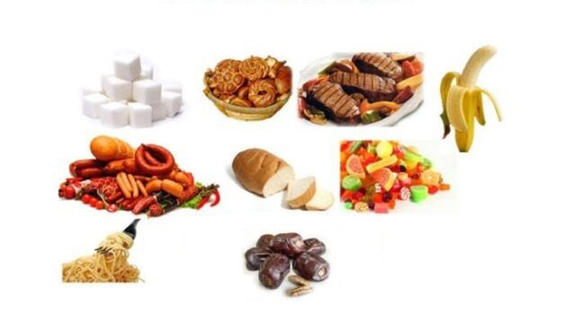 alimentos prohibidos nunha dieta